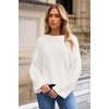 image:imageArachampCloz Women Wool Bend Soft Warm Fuzzy Loose Fit Fall Sweater 2025White