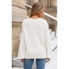 image:imageArachampCloz Women Wool Bend Soft Warm Fuzzy Loose Fit Fall Sweater 2025White
