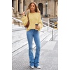 image:imageArachampCloz Women Wool Bend Soft Warm Fuzzy Loose Fit Fall Sweater 2025Yellow