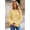 image:imageArachampCloz Women Wool Bend Soft Warm Fuzzy Loose Fit Fall Sweater 2025Yellow