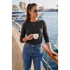 image:imageArachampCloz Womens 100 Merino Wool Long Sleeve Crew Neck Fall Work SweaterDark Gray