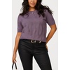 image:imageArachampCloz Womens Short Sleeve Crew Neck Sweaters Trendy Teacher Work TopsGrey Purple