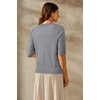 image:imageArachampCloz Womens Short Sleeve Crew Neck Sweaters Trendy Teacher Work TopsZgray