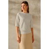 image:imageArachampCloz Womens Short Sleeve Crew Neck Sweaters Trendy Teacher Work TopsZkhaki