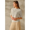 image:imageArachampCloz Womens Short Sleeve Crew Neck Sweaters Trendy Teacher Work TopsZkhaki