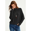 image:imageArachampCloz Womens Wool Blend Oversized Batwing Sleeve Fall Work SweaterBlack