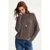 image:imageArachampCloz Womens Wool Blend Oversized Batwing Sleeve Fall Work SweaterCoffee