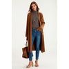 image:imageArachampCloz Womens Wool Blend Oversized Batwing Sleeve Fall Work SweaterCoffee