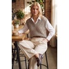 image:imageArachampCloz Womens Wool Blend Sleeveless Crochet Fall Casual Sweater VestCoffee