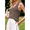 image:imageArachampCloz Womens Wool Blend Slim Fit V Neck Fall Work Sweater Tank TopsCoffee