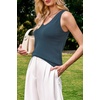 image:imageArachampCloz Womens Wool Blend Slim Fit V Neck Fall Work Sweater Tank TopsDark Blue