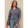 image:imageArachampCloz Womens Wool Blend Sweaters V Neck Winter Business Casual Outfits Warm Tops 2026Dark Grey