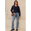 image:imageArachampCloz Womens Wool Blend Sweaters V Neck Winter Business Casual Outfits Warm Tops 2026Navy