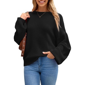 image:imageArachampCloz Women Wool Bend Soft Warm Fuzzy Loose Fit Fall Sweater 2025Balck