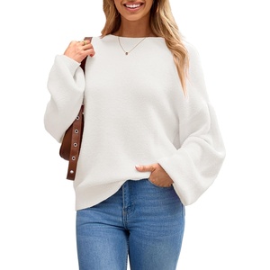 image:imageArachampCloz Women Wool Bend Soft Warm Fuzzy Loose Fit Fall Sweater 2025White