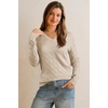 image:imageArachampCloz Womens Wool Blend Fall Sweaters Business Casual Outfits 2026Cableapricot